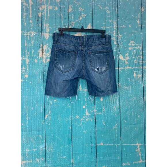 Heritage 1981 distressed denim shorts size 28 - Picture 6 of 8